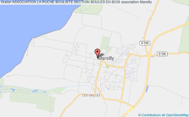 plan association Association La Ruche Bouliste Section Boules En Bois Marsilly
