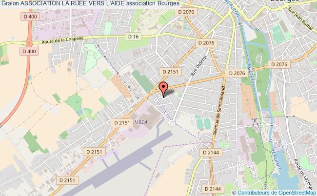 plan association Association La Ruee Vers L'aide Bourges