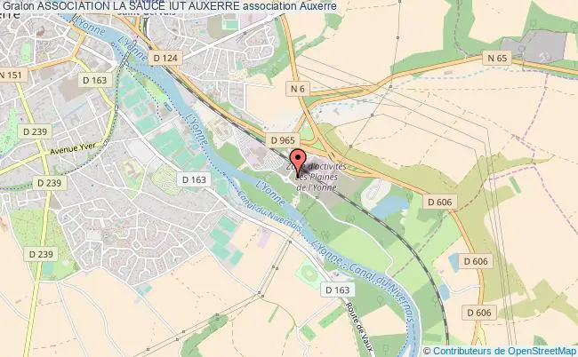 plan association Association La Sauce Iut Auxerre Auxerre