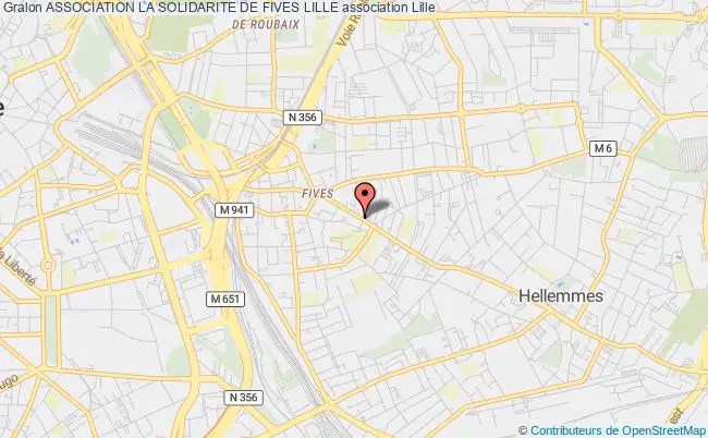 plan association Association La Solidarite De Fives Lille Lille