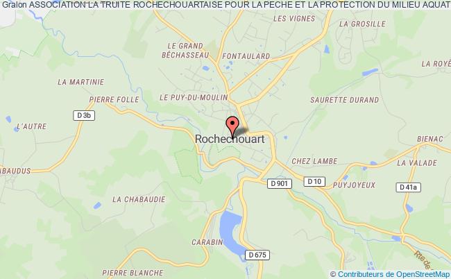 plan association Association La Truite Rochechouartaise Pour La Peche Et La Protection Du Milieu Aquatique Rochechouart