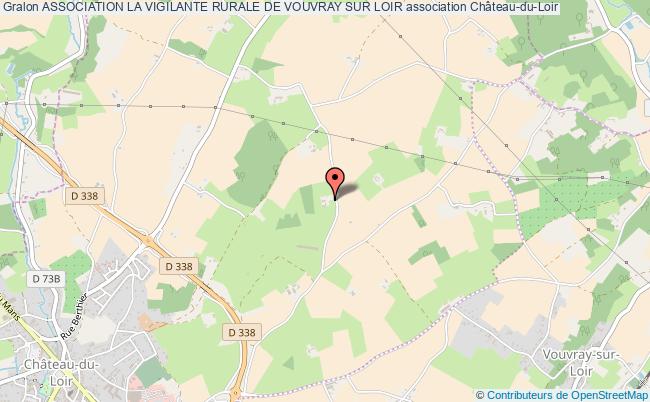 plan association Association La Vigilante Rurale De Vouvray Sur Loir Montval-sur-Loir