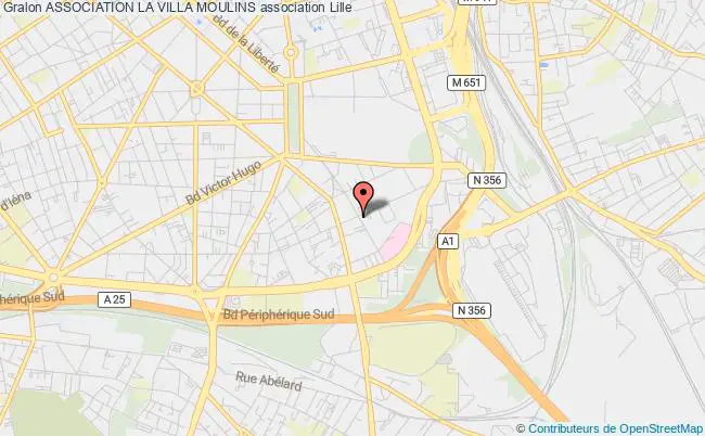 plan association Association La Villa Moulins Lille