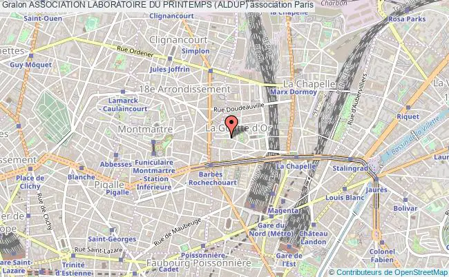 plan association Association Laboratoire Du Printemps (aldup) Paris