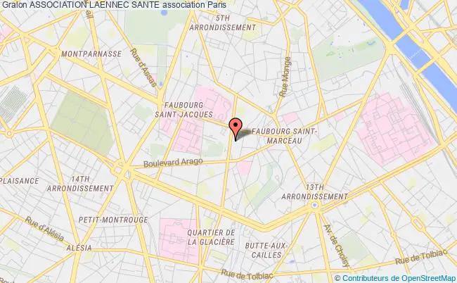 plan association Association Laennec Sante PARIS