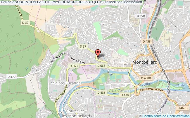plan association Association Laicite Pays De Montbeliard (lpm) Montbéliard