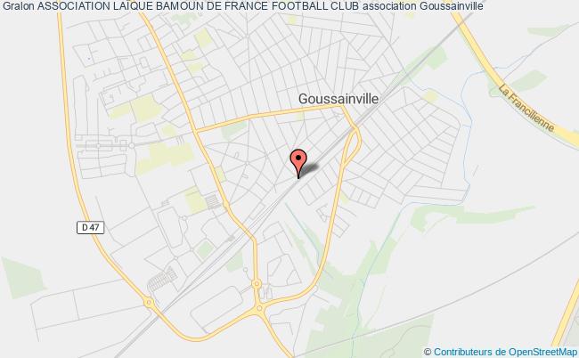 plan association Association LaÏque Bamoun De France Football Club Goussainville