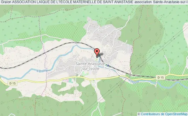 plan association Association LaÏque De L?École Maternelle De Saint Anastasie Sainte-Anastasie-sur-Issole