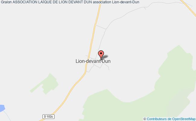 plan association Association LaÏque De Lion Devant Dun Lion-devant-Dun