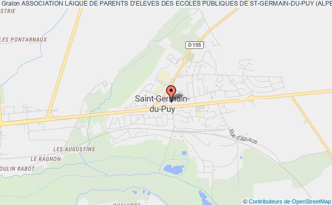 plan association Association Laique De Parents D'eleves Des Ecoles Publiques De St-germain-du-puy (alpe-fcpe) Saint-Germain-du-Puy