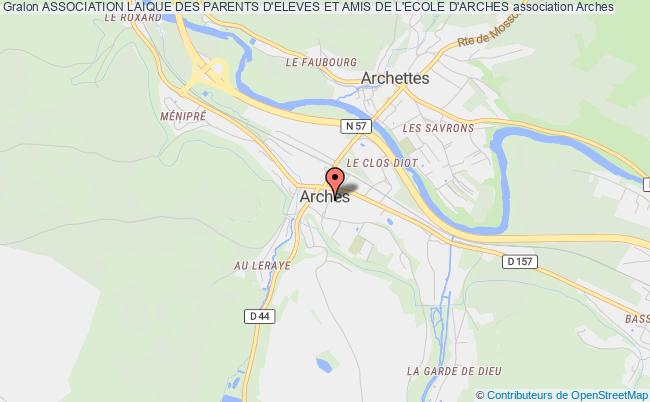 plan association Association Laique Des Parents D'eleves Et Amis De L'ecole D'arches Arches