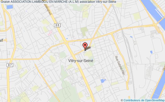 plan association Association Lambidou En Marche (a.l.m) Vitry-sur-Seine
