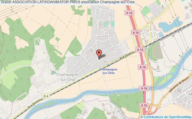 plan association Association Latinoanimator Paris Champagne-sur-Oise