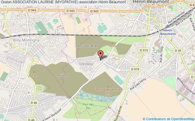 plan association Association Laurine (myopathie) Hénin-Beaumont
