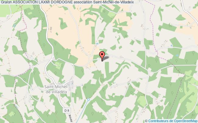 plan association Association Laxmi Dordogne Saint-Michel-de-Villadeix