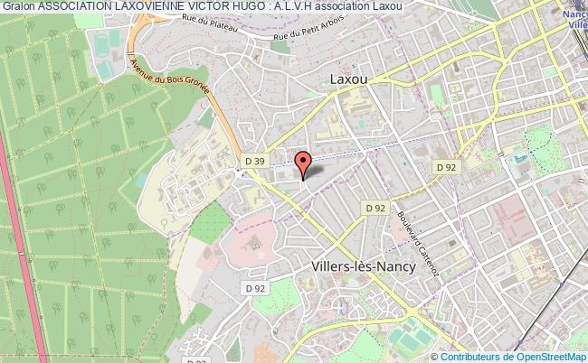 plan association Association Laxovienne Victor Hugo : A.l.v.h Laxou