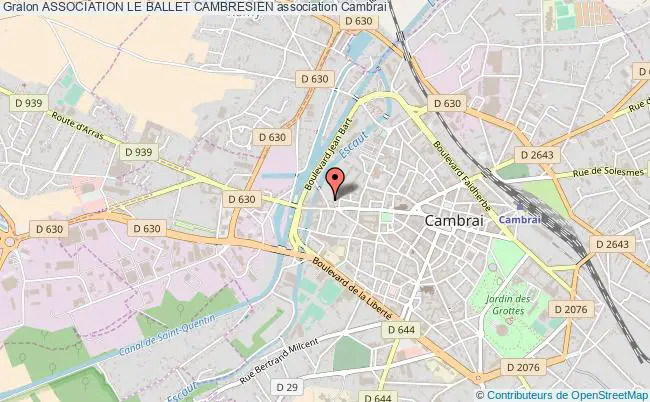 plan association Association Le Ballet Cambresien Cambrai