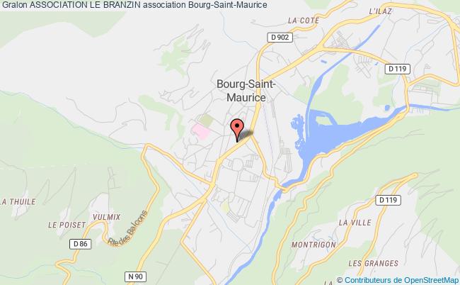 plan association Association Le Branzin Bourg-Saint-Maurice