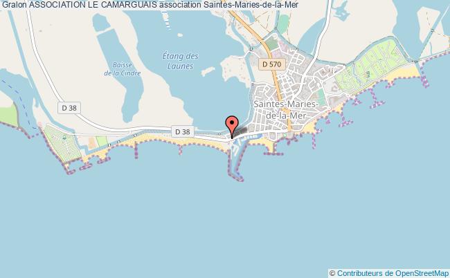 plan association Association Le Camarguais Saintes-Maries-de-la-Mer