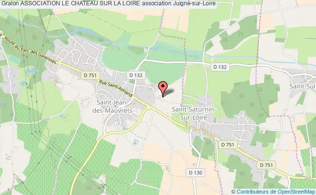 plan association Association Le Chateau Sur La Loire Les   Garennes-sur-Loire