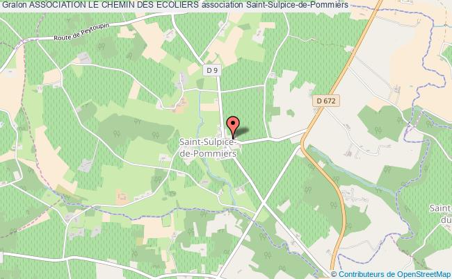 plan association Association Le Chemin Des Ecoliers Saint-Sulpice-de-Pommiers