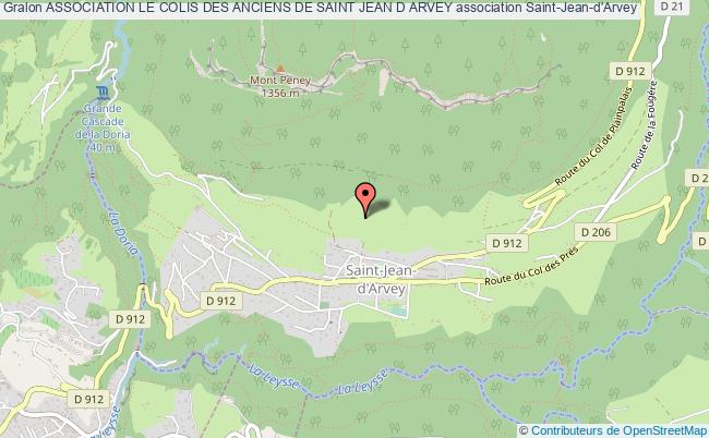 plan association Association Le Colis Des Anciens De Saint Jean D Arvey Saint-Jean-d'Arvey