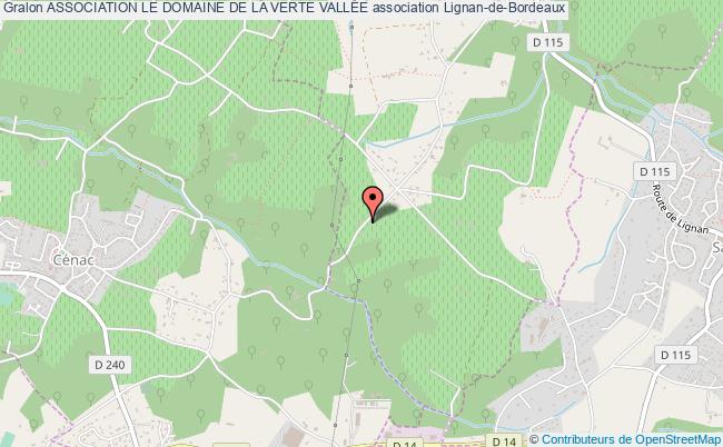 plan association Association Le Domaine De La Verte VallÉe Lignan-de-Bordeaux