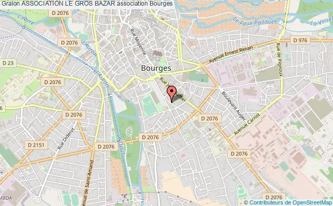 plan association Association Le Gros Bazar Bourges
