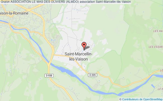 plan association Association Le Mas Des Oliviers (almdo) Saint-Marcellin-lès-Vaison