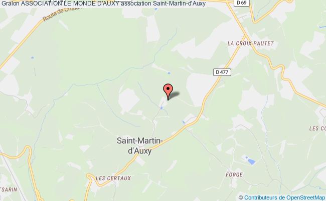 plan association Association Le Monde D'auxy Saint-Martin-d'Auxy