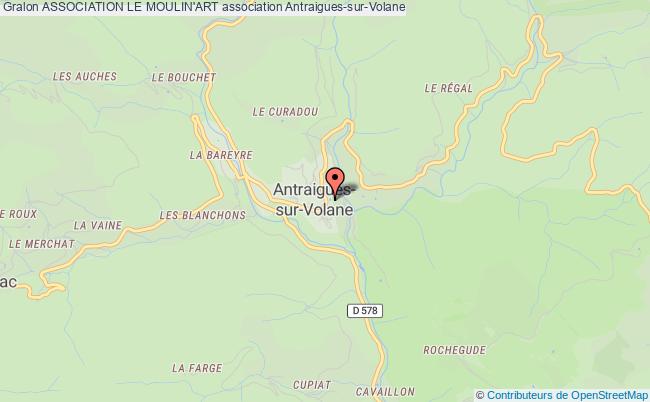 plan association Association Le Moulin'art Vallées d'Antraigues-Asperjoc