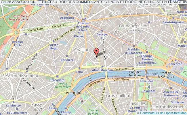 plan association Association Le Pinceau D'or Des Commercants Chinois Et D'origine Chinoise En France Paris