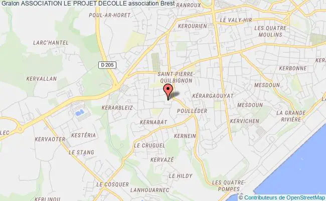 plan association Association Le Projet Decolle Brest