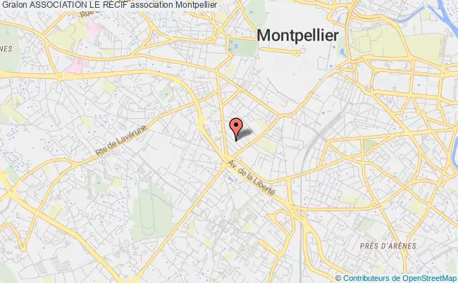plan association Association Le RÉcif Montpellier