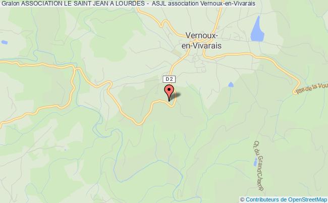 plan association Association Le Saint Jean A Lourdes -  Asjl Vernoux-en-Vivarais