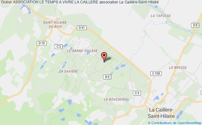 plan association Association Le Temps A Vivre La Caillere La Caillère-Saint-Hilaire