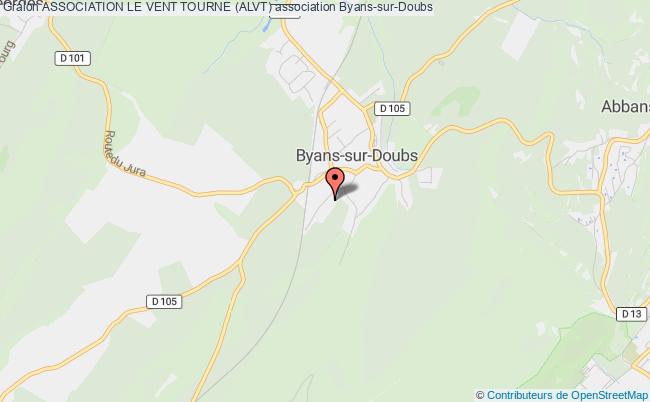 plan association Association Le Vent Tourne (alvt) Byans-sur-Doubs