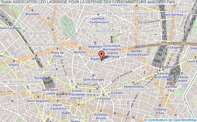 plan association Association Leo Lagrange Pour La Defense Des Consommateurs Paris