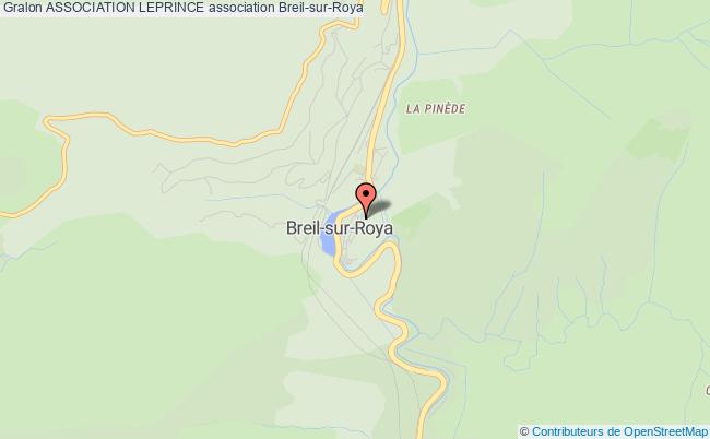 plan association Association Leprince Breil-sur-Roya