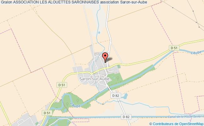 plan association Association Les Alouettes Saronnaises Saron-sur-Aube