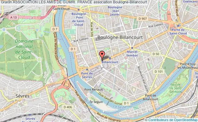 plan association Association Les Amis De Gumri. France Boulogne-Billancourt