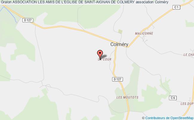 plan association Association Les Amis De L'eglise De Saint-aignan De Colmery Colméry