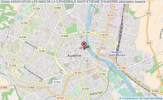 plan association Association Les Amis De La CathÉdrale Saint-Étienne D'auxerre Auxerre