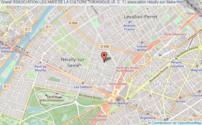 plan association Association Les Amis De La Culture Toranique (a. C. T.) Neuilly-sur-Seine