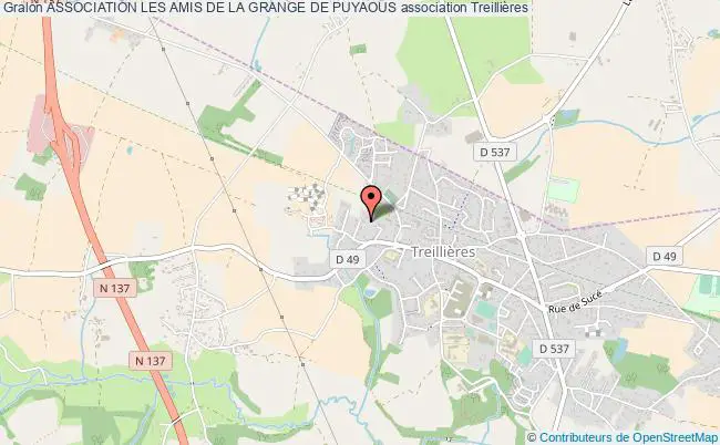 plan association Association Les Amis De La Grange De Puyaous Treillières