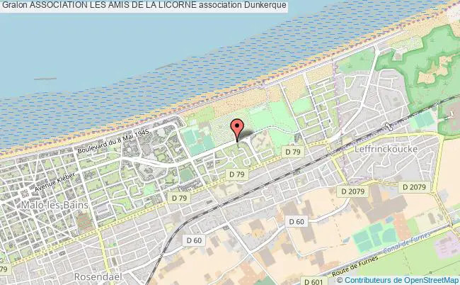 plan association Association Les Amis De La Licorne Dunkerque
