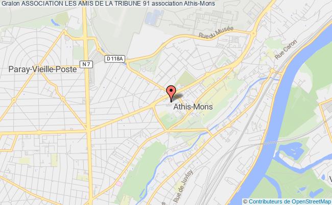 plan association Association Les Amis De La Tribune 91 Athis-Mons