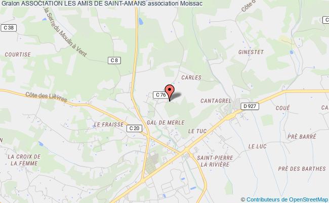 plan association Association Les Amis De Saint-amans Moissac