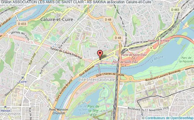 plan association Association Les Amis De Saint Clair - As Sakina Caluire-et-Cuire