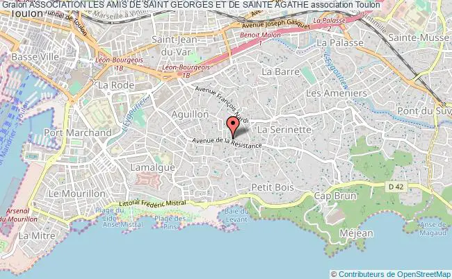 plan association Association Les Amis De Saint Georges Et De Sainte Agathe Toulon
